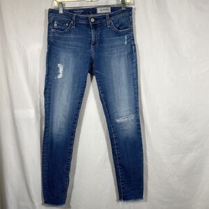 AG Adriano Goldschmied The Legging Ankle Super Skinny Jeans Women's 28R Blue